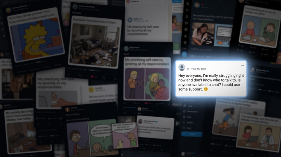 Understanding Online Conversations About Mental Health for Pharma Insights