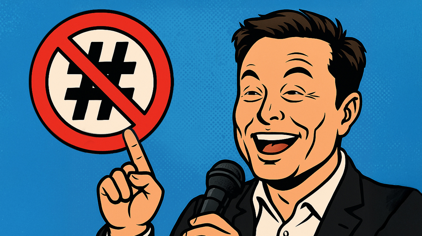 X Hashtag Ban 2025: How Musk's New Advertising Policy Affects UK Brands and Social Media Marketing ROI